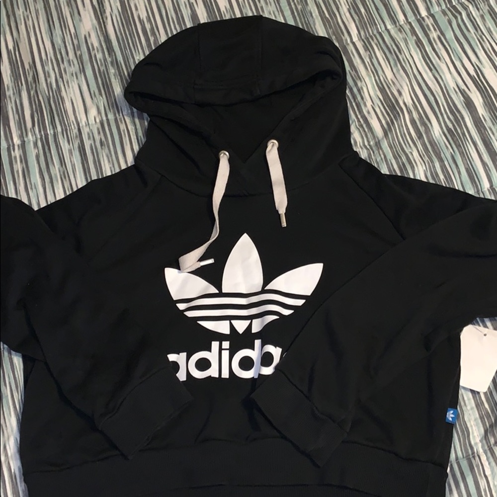 Adidas cropped hoodie